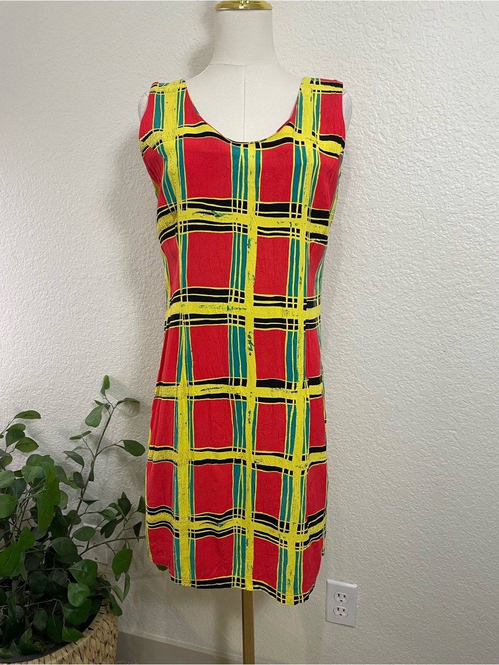 Jams World Janice Dress Vintage Y2K Hawaiian USA Made